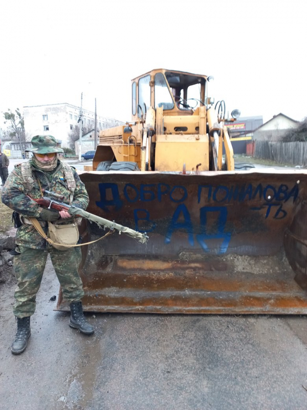 Hunter about participation in the territorial defense of Irpen