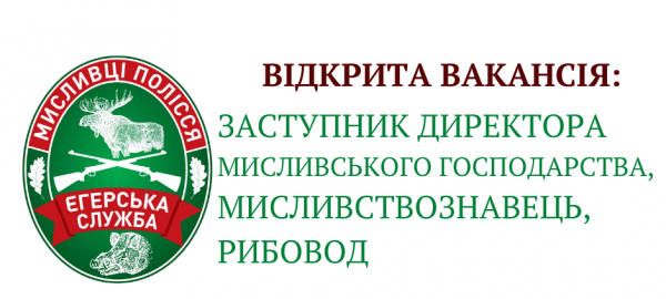Вакансія заступника директора МГ